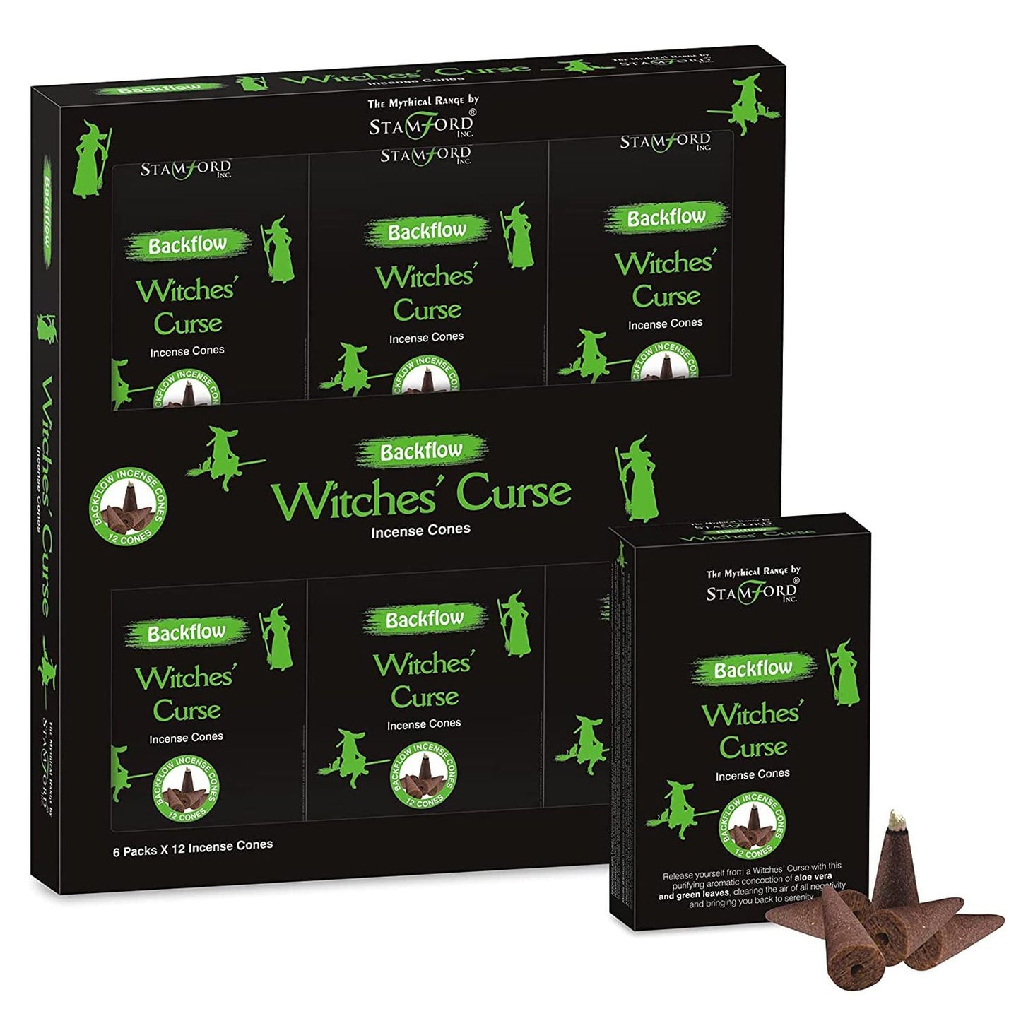 The Monastic Flow Backflow Incense Ensemble- Witch's Curse