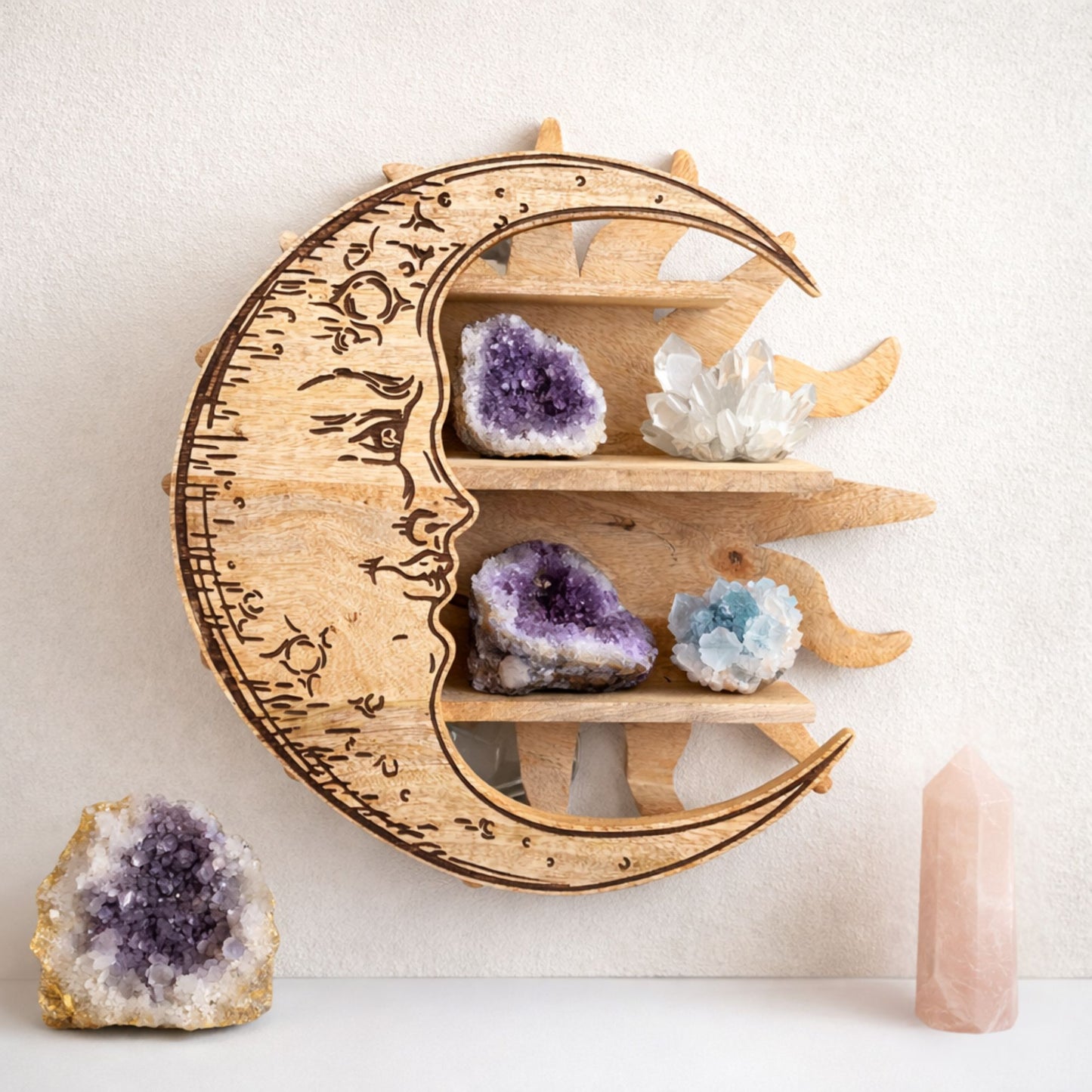 The Celestial Altar Solstice Wall Shelf