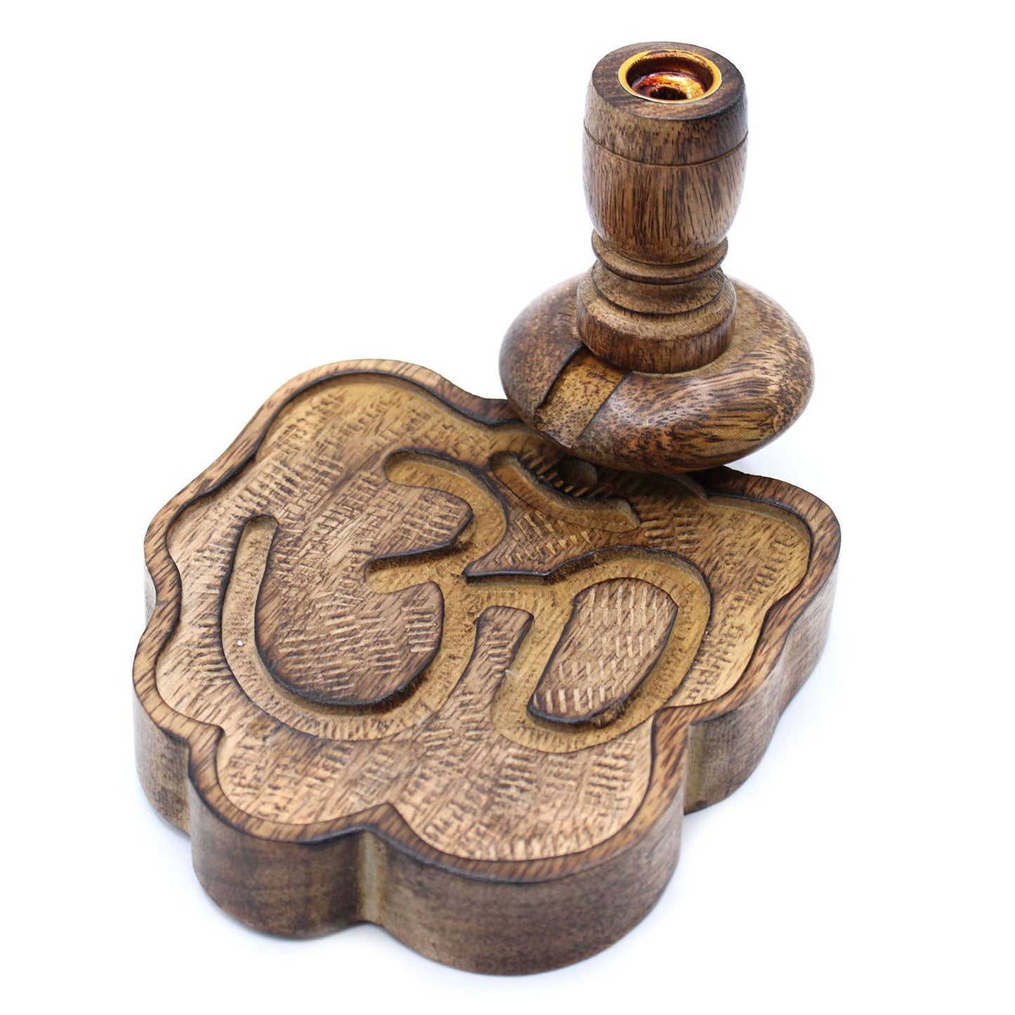 The Sacred Ohm Mango Wood Burner