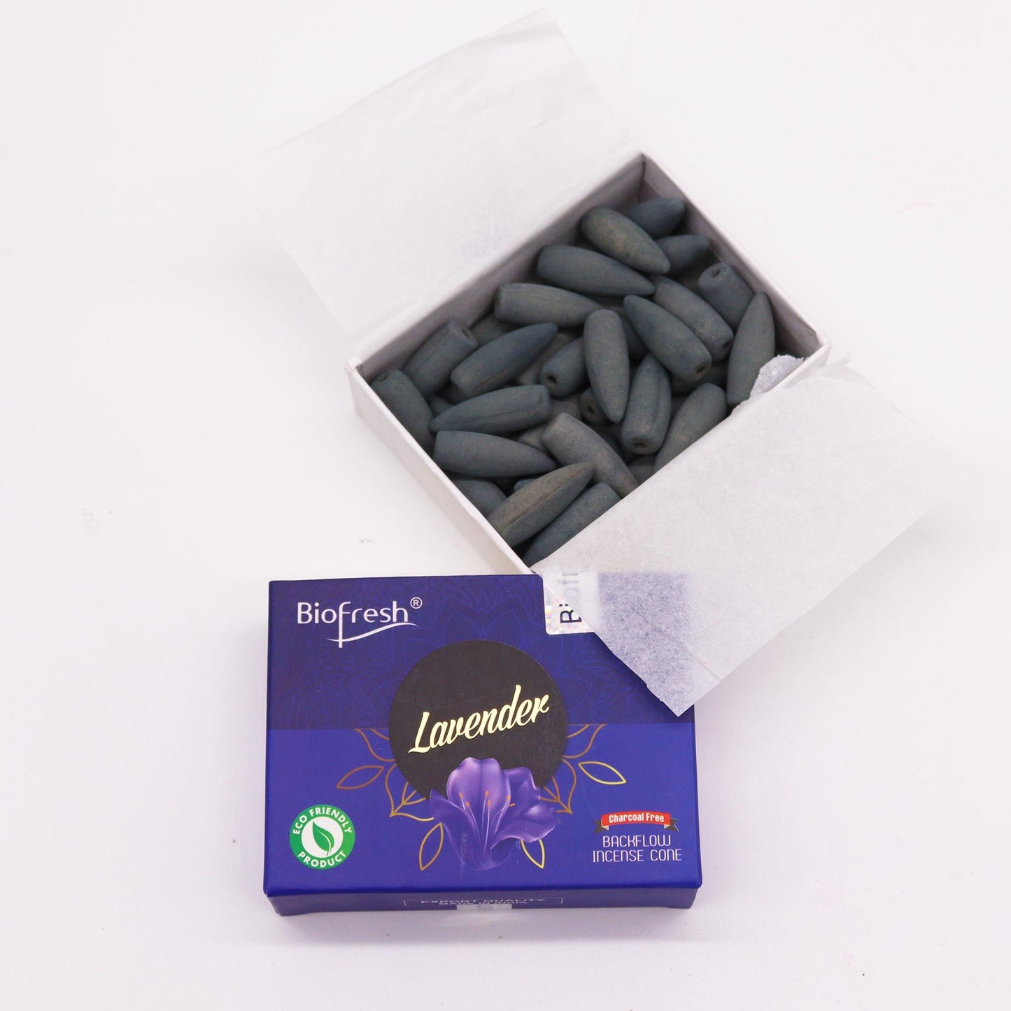 The Monastic Flow Backflow Incense Ensemble- Lavender Bulk Vault