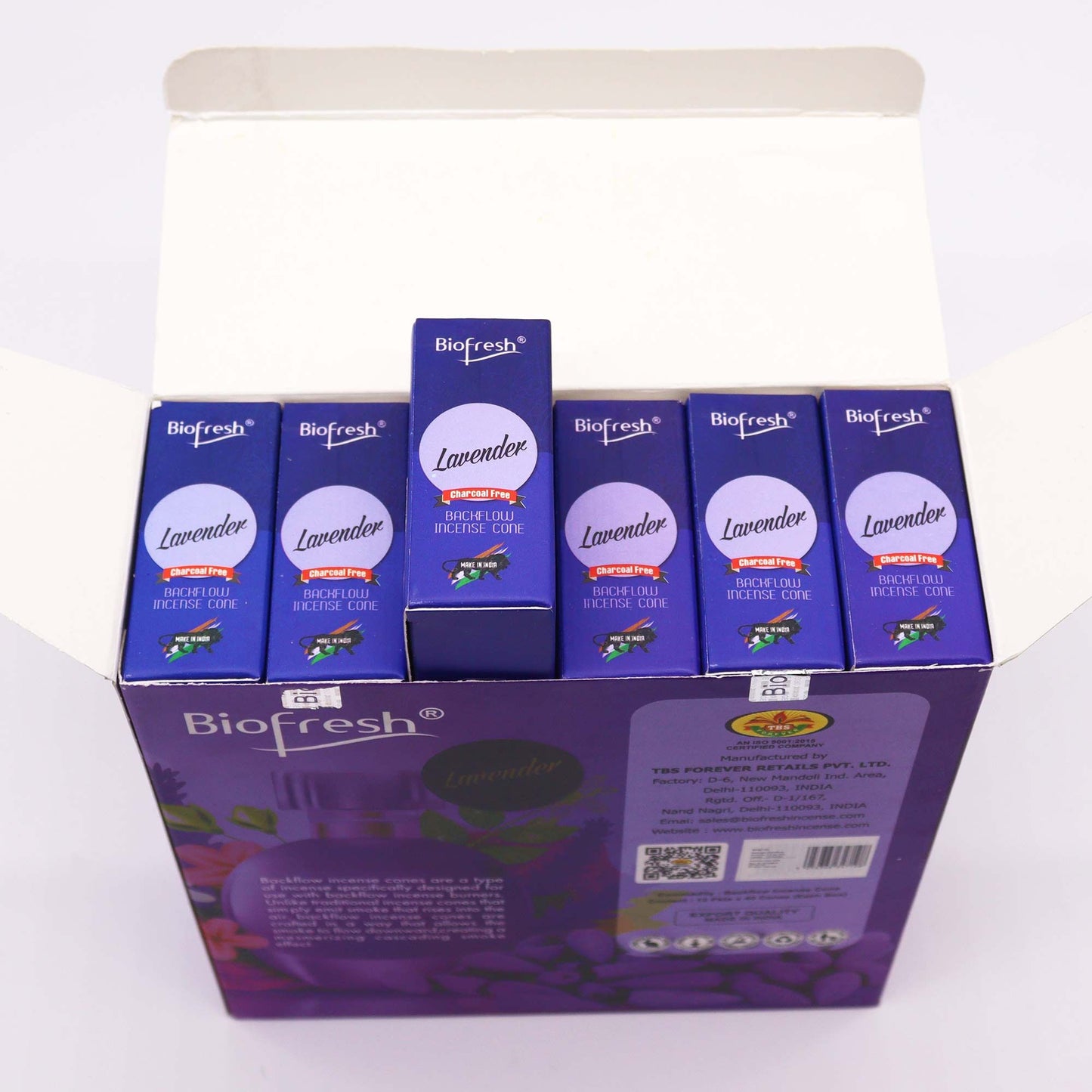 The Monastic Flow Backflow Incense Ensemble- Lavender Bulk Vault