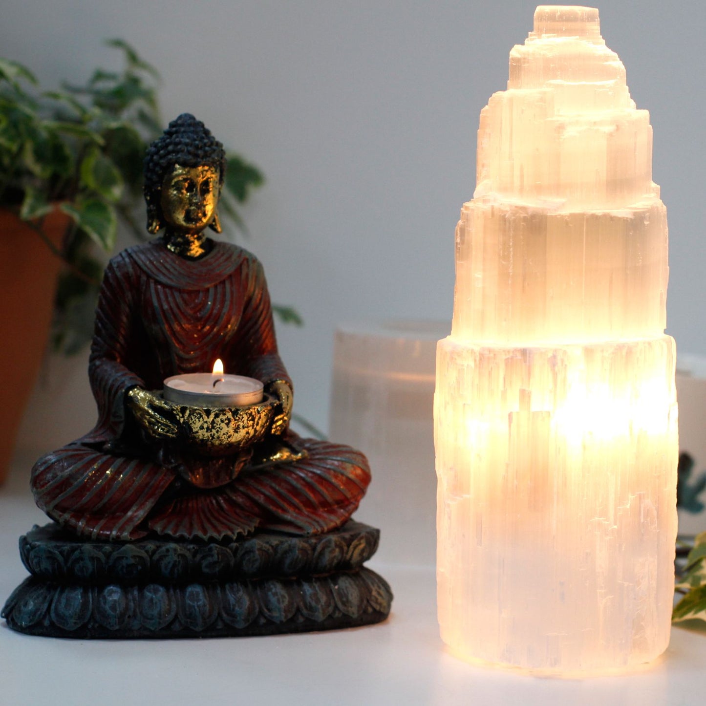 The Crystalline Selenite Iceberg Spire