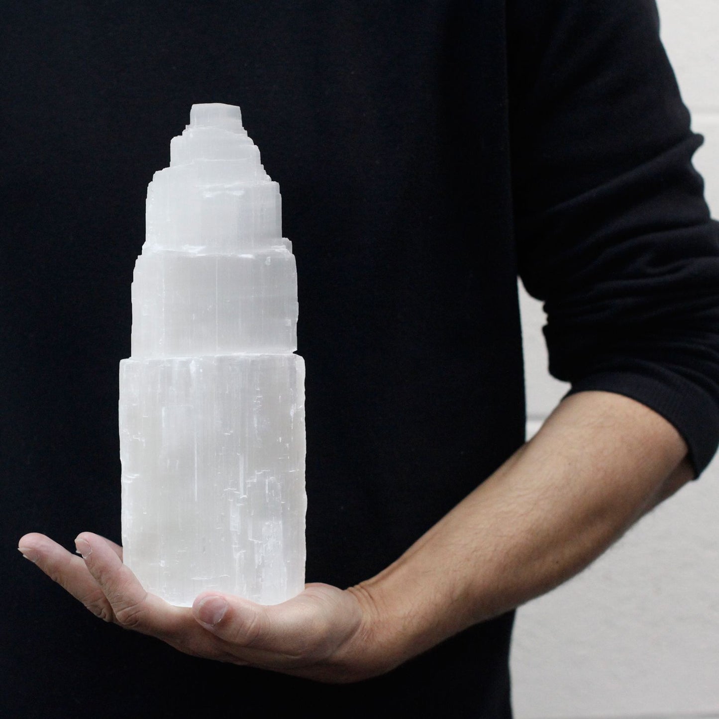 The Crystalline Selenite Iceberg Spire