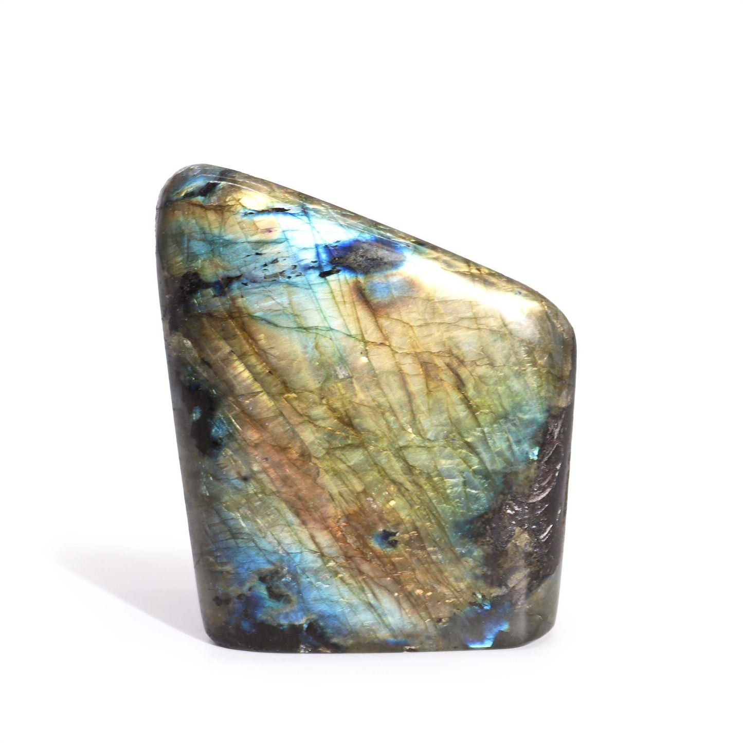 The Aurora Flash Labradorite Palm Anchor