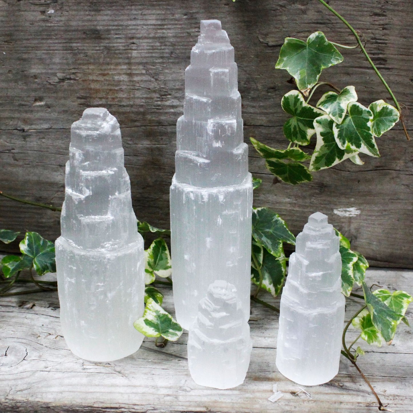 The Tactile Selenite Skyscraper Grounding Pillar