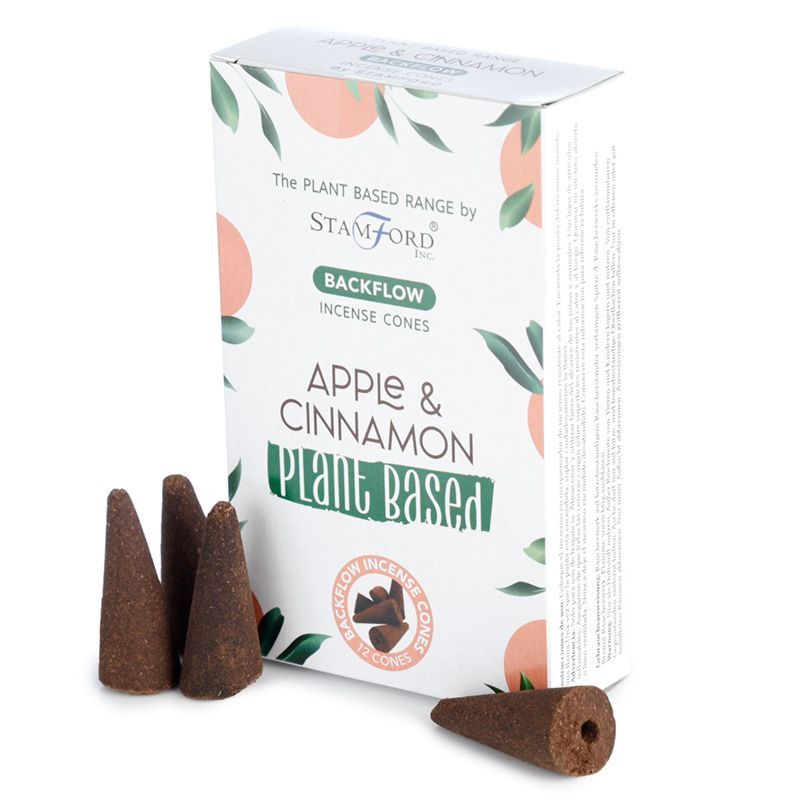 The Monastic Flow Backflow Incense Ensemble- Apple & Cinnamon