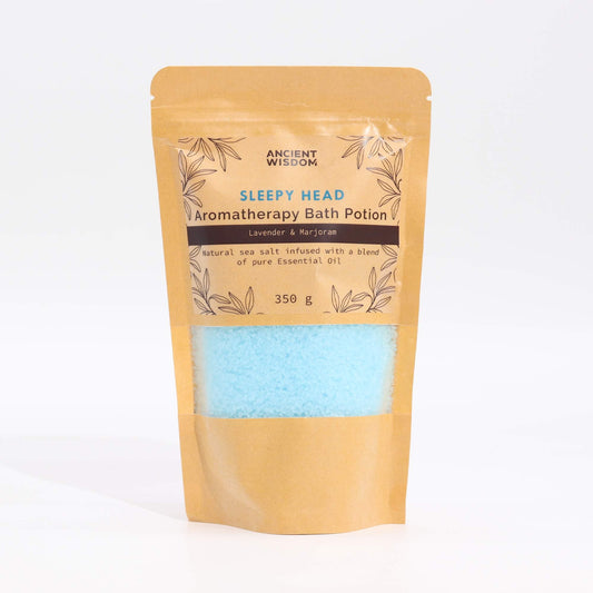 The Twilight Soak: "Sleepy Head" Botanical Aromatherapy Bath Potion