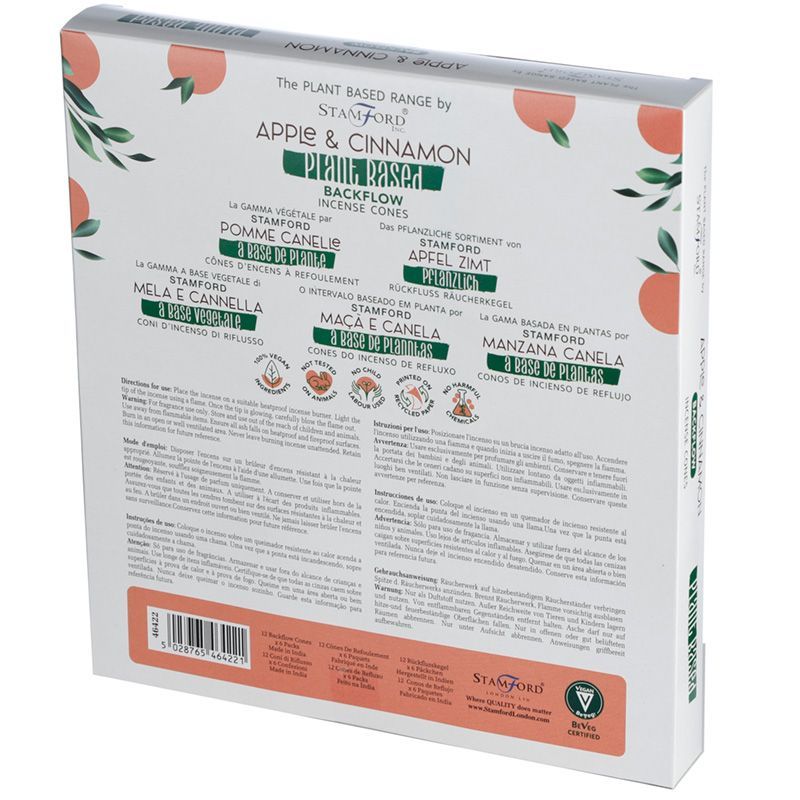 The Monastic Flow Backflow Incense Ensemble- Apple & Cinnamon