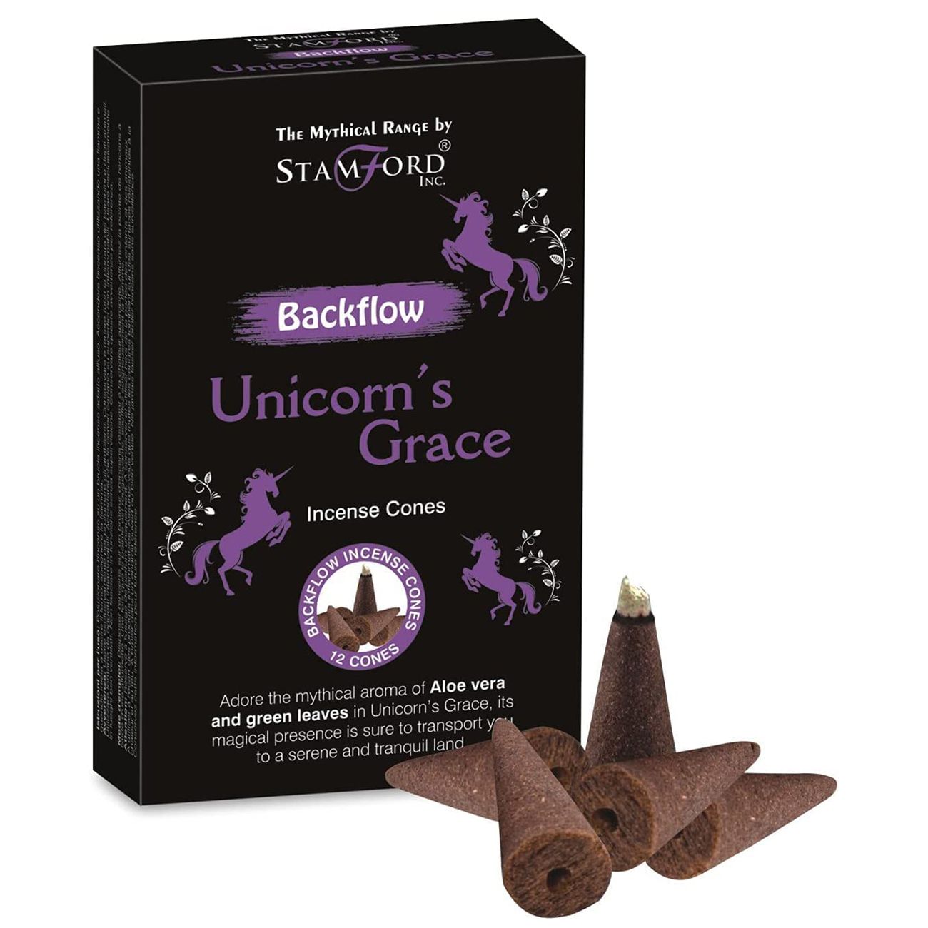 The Monastic Flow Backflow Incense Ensemble- Unicorn's Grace