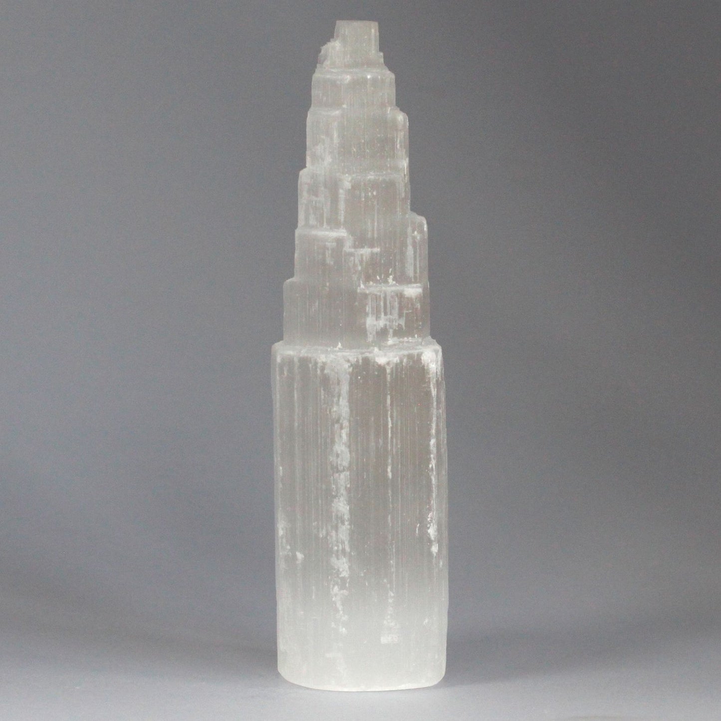 The Tactile Selenite Skyscraper Grounding Pillar