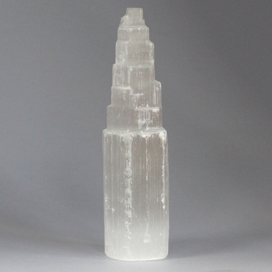 The Tactile Selenite Skyscraper Grounding Pillar