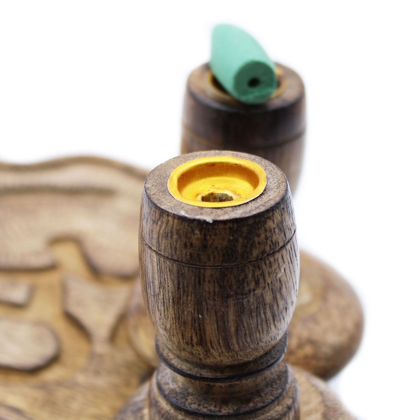 The Sacred Ohm Mango Wood Burner