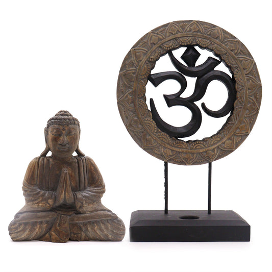 The Sacred Resonance Om Altar Sculpture