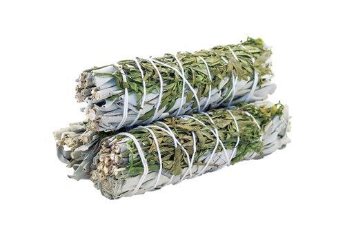The Purifying Strand: Artisan White Sage & Ruda Smudge Stick (10cm)