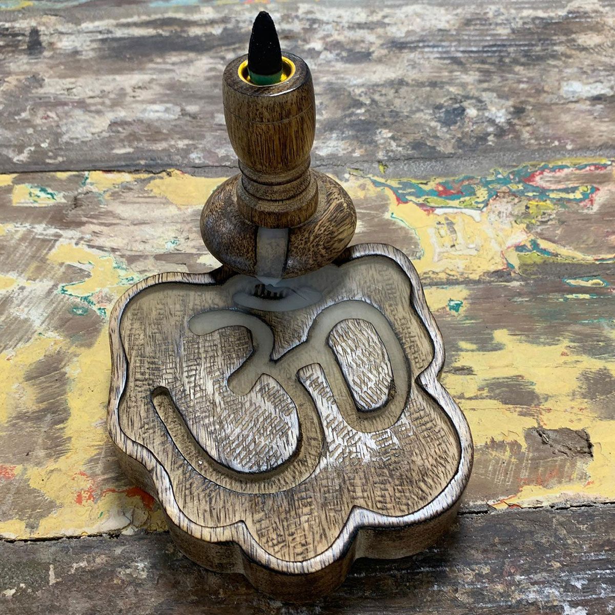 The Sacred Ohm Mango Wood Burner